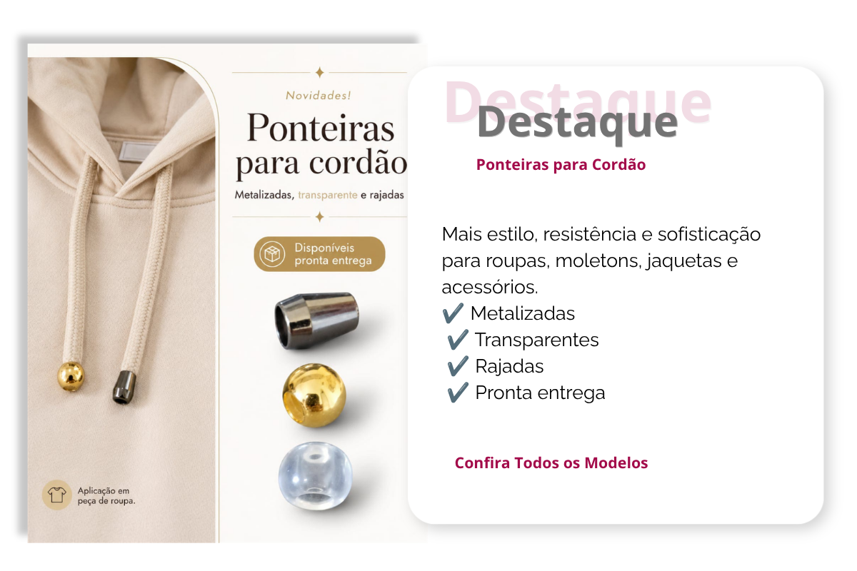 ponteiras para cordão
