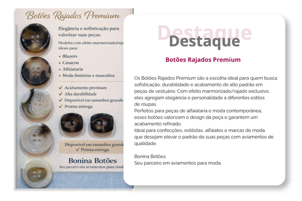 botoes rajados