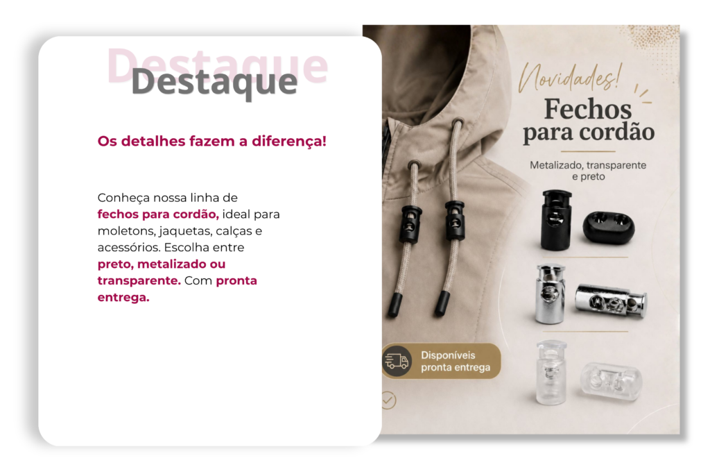os detalhes fazem a diferença! fechos para cordão 2