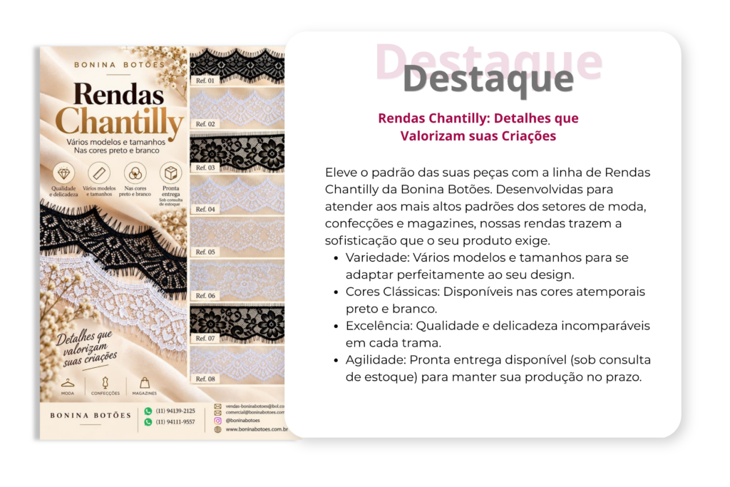 rendas chantilly detalhes que valorizam suas criações 2